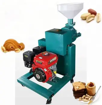 Hot Sale Commercial Small Automatic Gasoline/diesel Nut Butter Grinder Peanut Butter Sesame Butter Machine