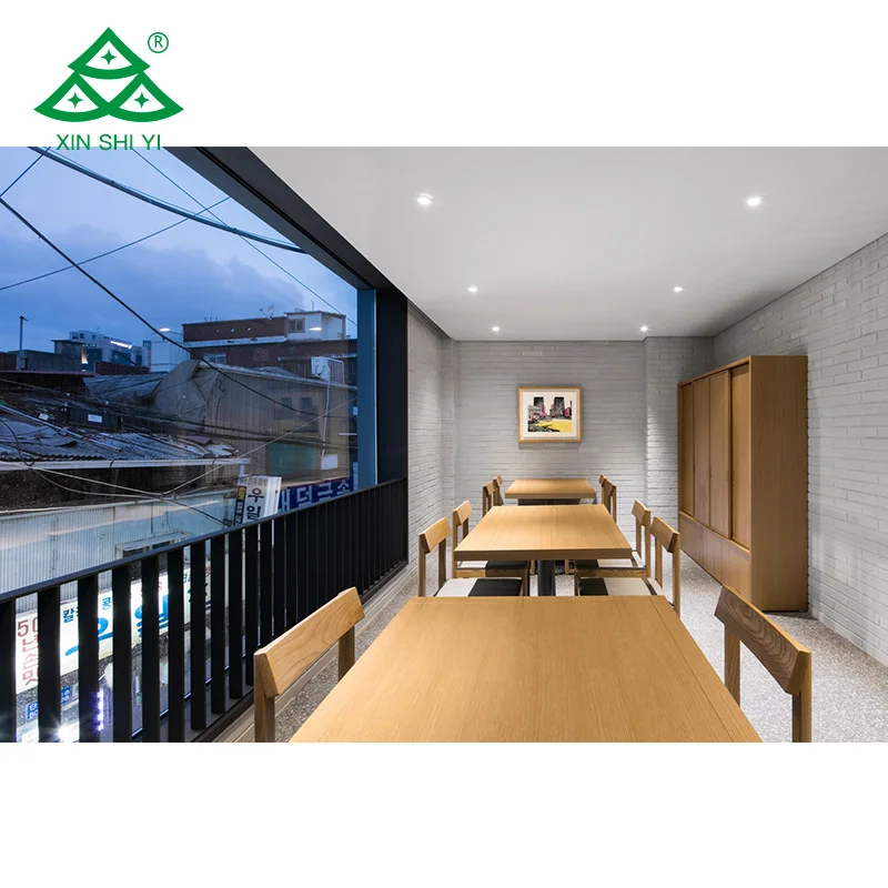 Simple and Economical Design Restaurant /KFC/buffet /student Canteen Furniture Tables Chairs Customization