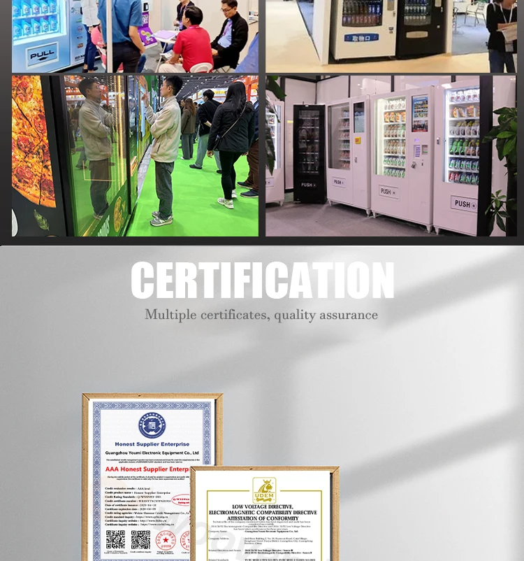 Wall Mounted Tabletop Mini Vending Machine Card Reader ID Scanner Age ...
