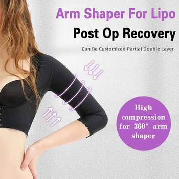 Arm Shaper Post Surgery Arm Compression Sleeves Lipo Garment