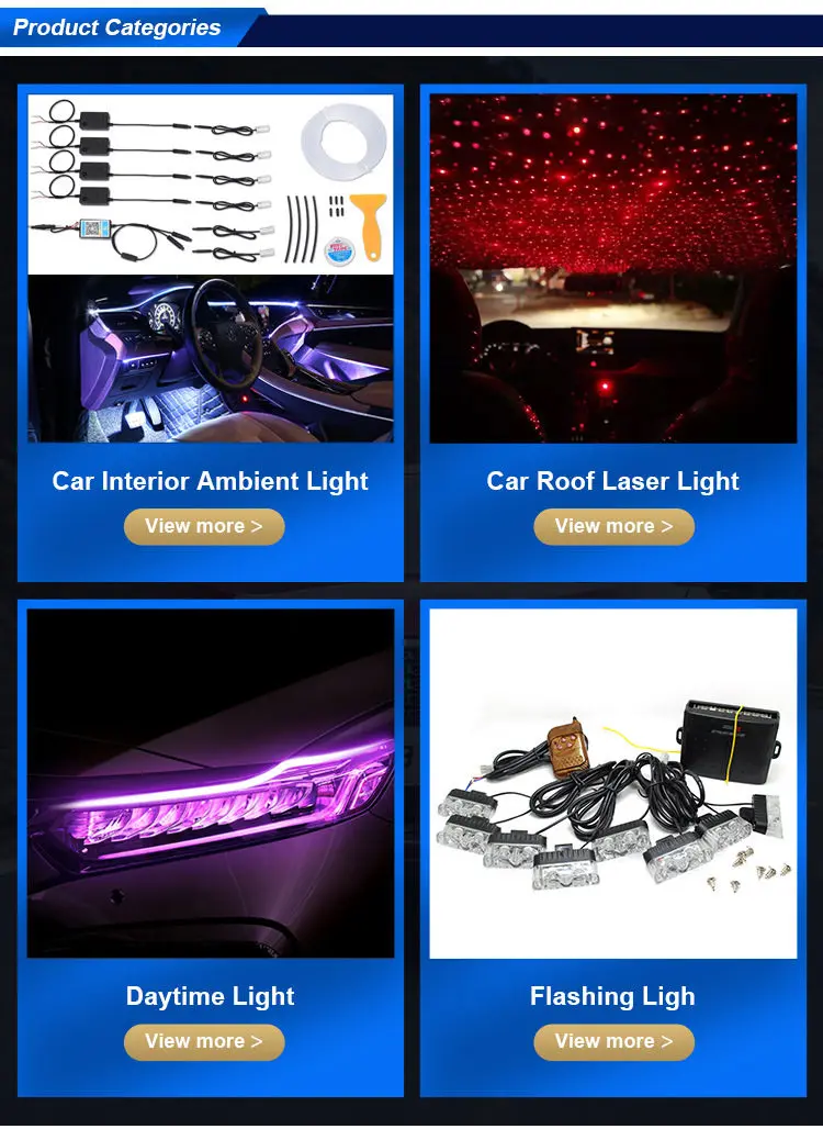 "CARDI"Car Ceiling Luminous Glasses Box Atmosphere Light Accessories (Without Speaker ) Suitable For Mercedes-benz C/E Class