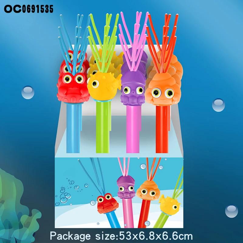 Летние 12 шт. съемки воды океана животных пластмассовый насос водяной пистолет игрушки для детей
