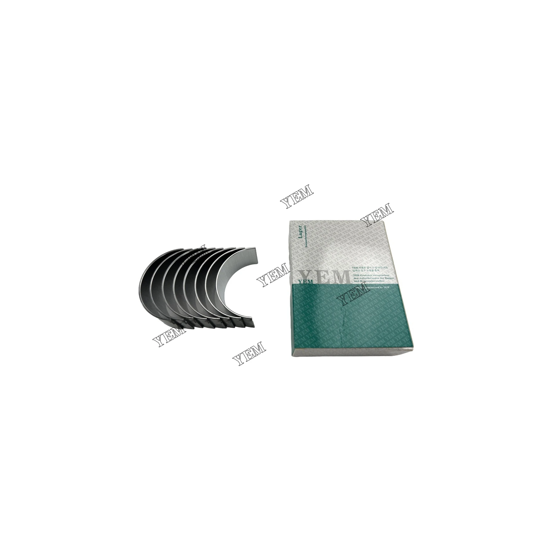 For Volvo D6E D7D D7E D12D D2.6 Con Rod Bearing Industrial Engine Parts