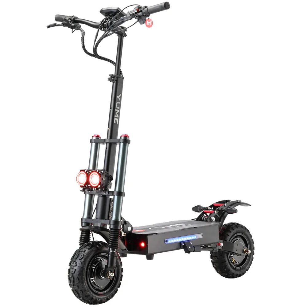 Электрические скутеры YUME Y11 CE 60 в 6000 Вт мотоциклетные толстые шины Citycoco с широкими колесами электроскутеры для взрослых