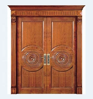 Luxury Teak Wood Double Main Door Design