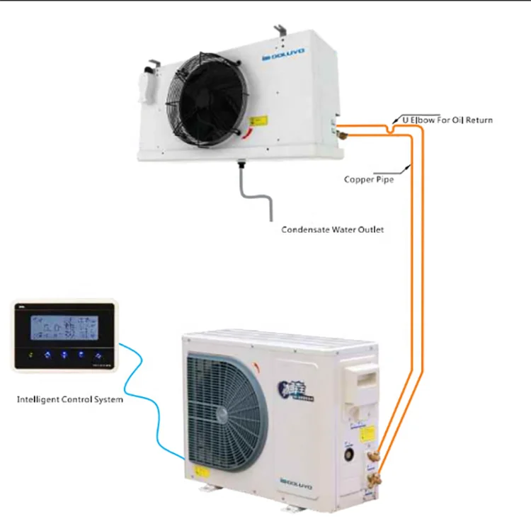 DCF050AM  Cold Storage Integration System R404 Refrigeration System Scroll Compressor Refrigeration System