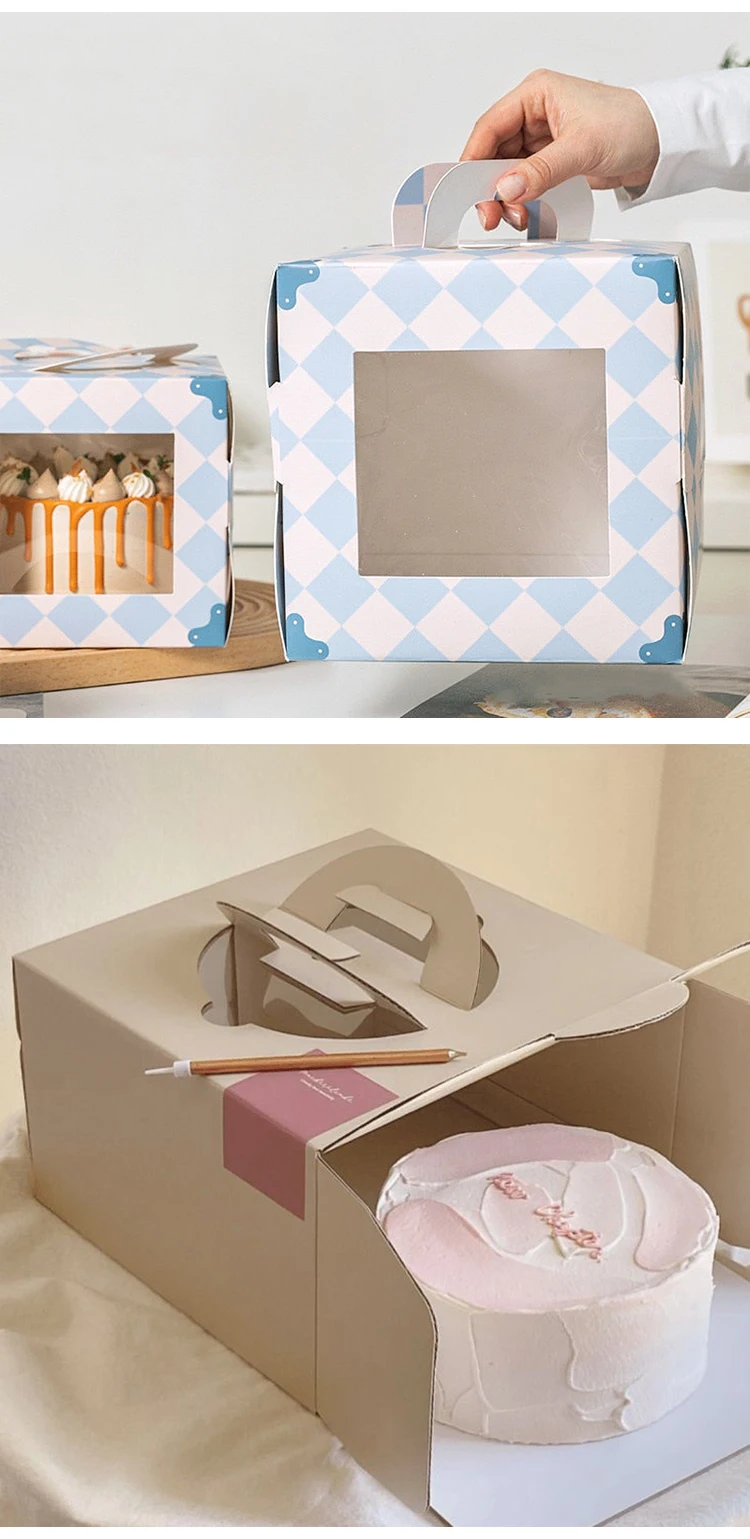 Wholesale Custom Size Rectangle Wedding Food Box Packaging Cake Box ...