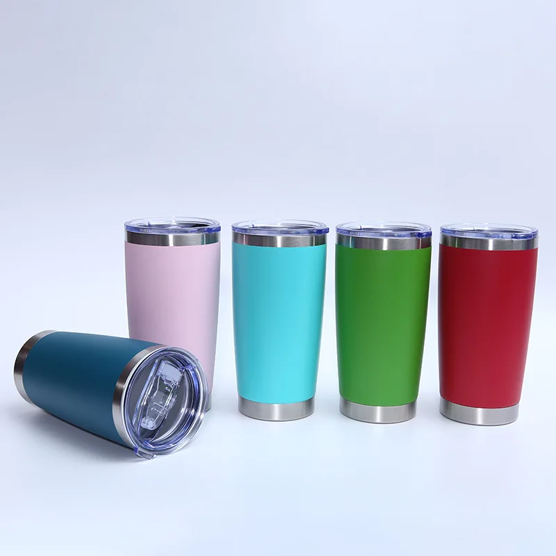Vacuum Insulated Tumbler - 19 Colors, 20 Oz Stainless Steel