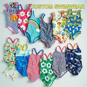 Custom Kids One-Piece Swimwear and Beachwear Free Design Low MOQ Quick Delivery High Quality