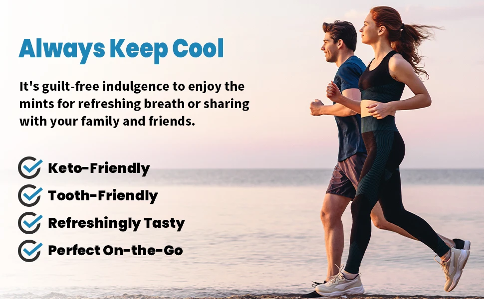 Peppermint Flavor 1.0g One Piece 0 Calorie Dc24 Sugar Free Mints