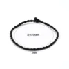 20cm thin black rope bracelet