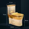 Model c gold-rimmed toilet-400mm hole spacing
