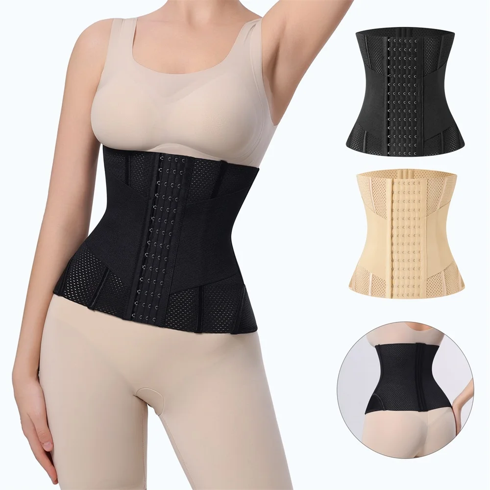 Waist Cincher Trimmer Belt Double Trimmer Shaping Wrap Girdle Full Body Corset Waist Trainer Shaperwear Tummy Control Shaper