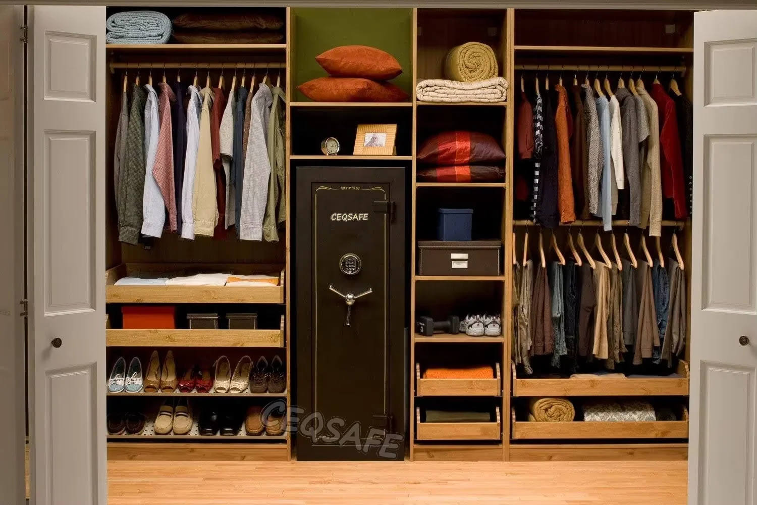 CEQSAFE Made in China High Security Digital Cabinet Home Gun Safe Box supplier