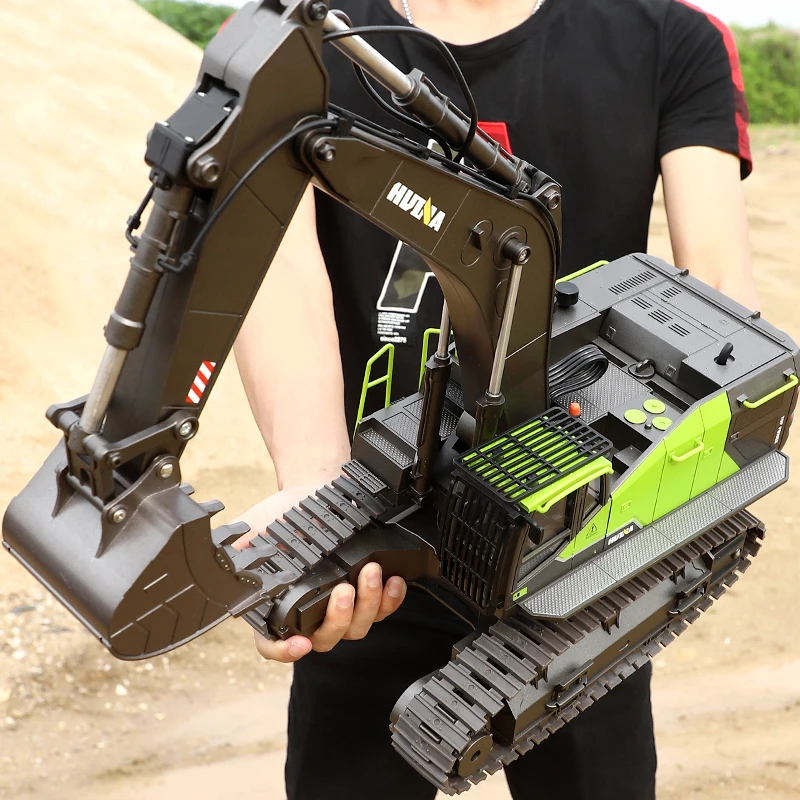 HUINA 1593　1/14　ラジコンジャンク Amazon.com: RC Excavator for Adults Huina 1593 Fully