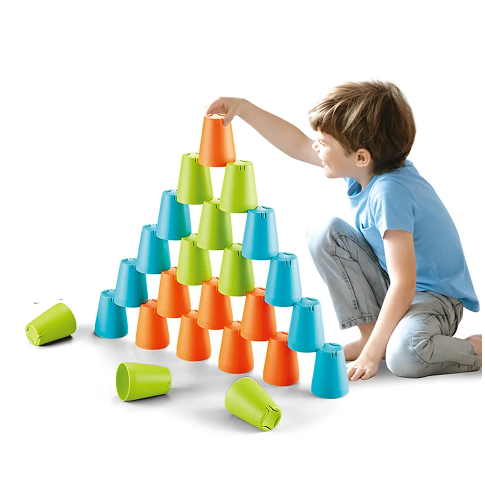 Wholesale Educational Games Building Toy Speed Stacking Cup Game ...