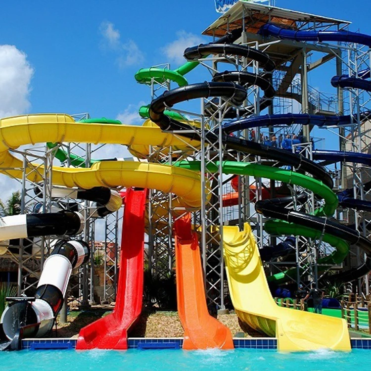 Manufacturer Pool Nip Slip on a Water Spiral Slide Pump for Pool Beach Water Park Spiral Slide