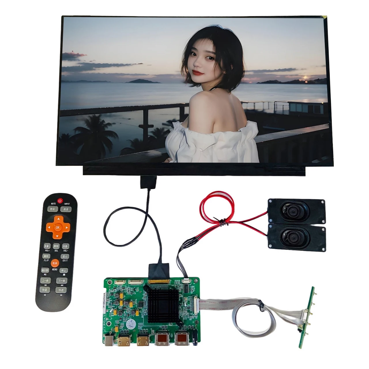 NE156QUM-NM1 BOE 15.6 Inch 4K Ecran LCD TFT Original Panou cu 3840(RGB)*2160 1000 Nits Intrare LVDS Suport  