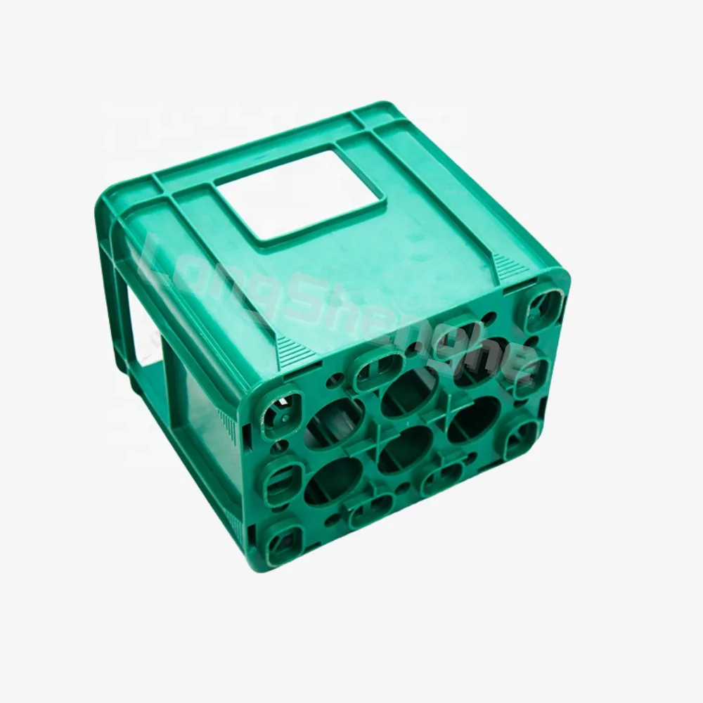 Longshenghe Beer Crates Stackable HDPE Plastic 24 Bottles Solid Box Logistic Transport & Storage for Sale Used Crate
