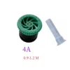green 4A ( radius 0.9-1.2 M)