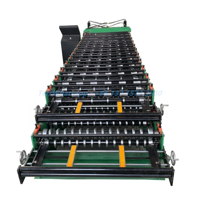 Trapezoidal Roofing Corrugated Sheet Double Layer Roll Forming Machine