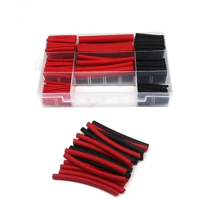 328pcs Bagged Colorful Heat Shrinkable Tube Kit 2:1 Shrinkable Sleeve ...