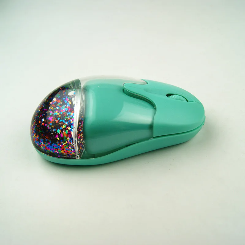 Popular Custom Logo New Style Liquid Aqua Water Oil Floater Liquido Computer Wireless Mouse