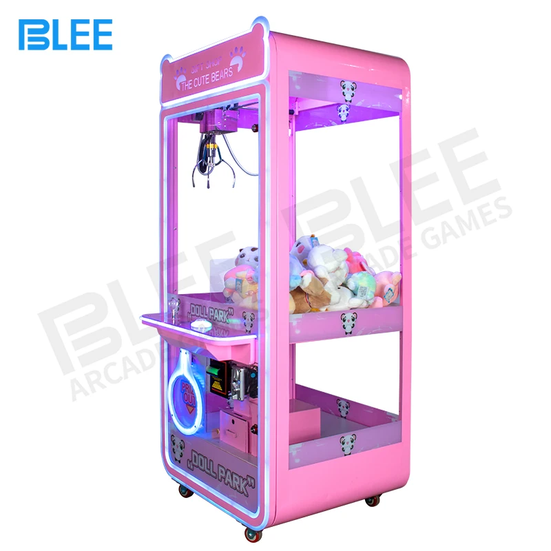 Coin Operated Arcade Doll Machine Claw Crane Grabber Prize Vending Out Toy Gift Game Machine