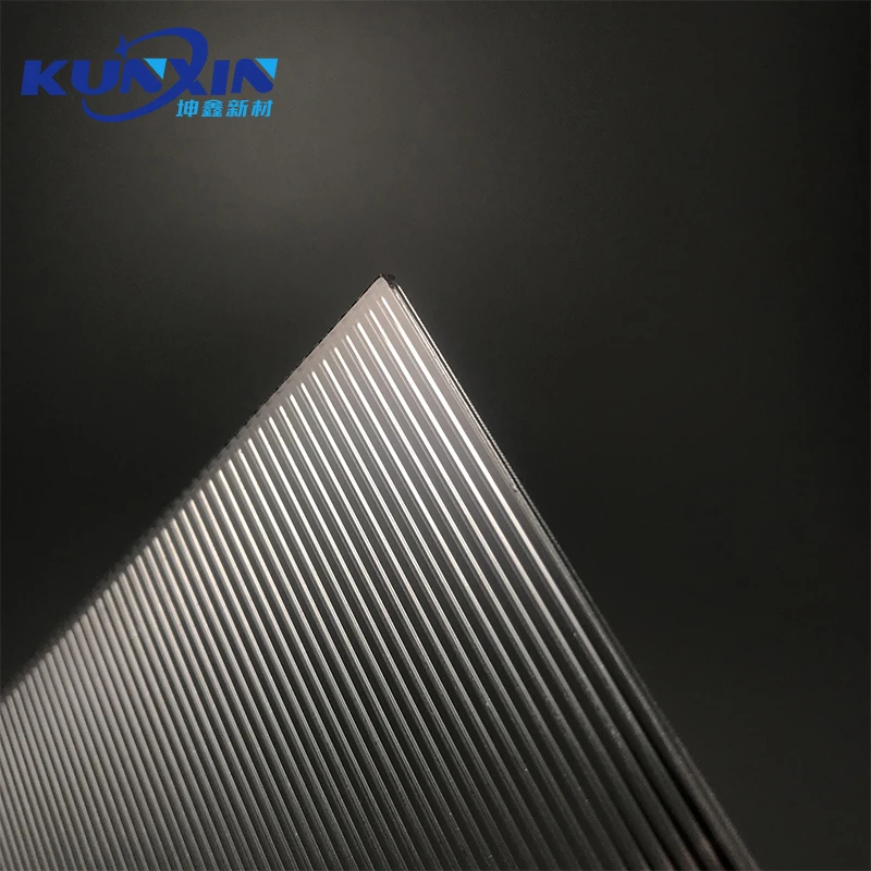 Square Plastic Prism Diffuser Plate Anti Static Acrylic Sheets Led Panel Light Diffuser Sheet