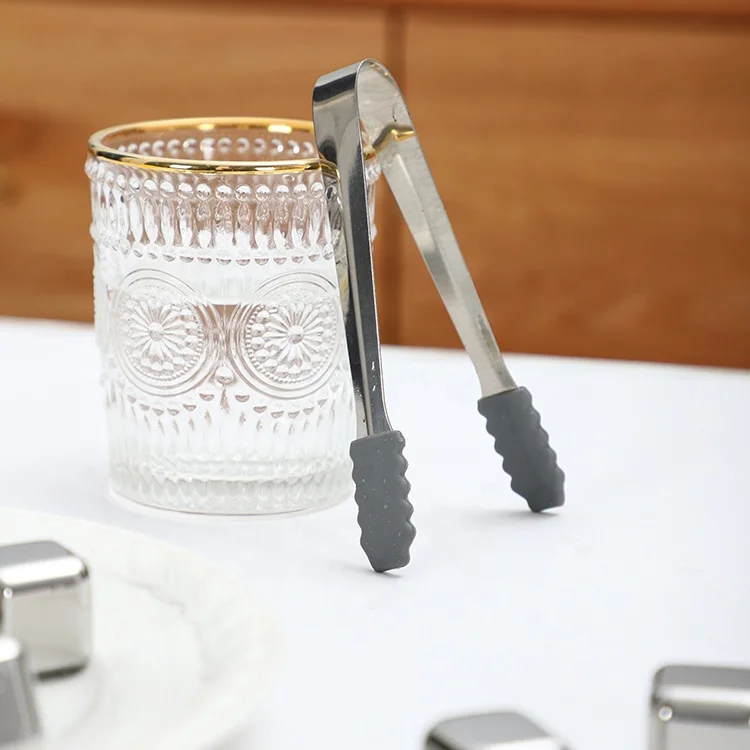 Оптовая продажа, высококачественные аксессуары для бара, квадратные многоразовые кубики льда, кубик льда из нержавеющей стали