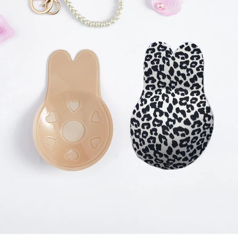 Sticky Bra Rabbit Sticky Silicone Rabbit Strapless Breast Self Lift Backless Invisible ...