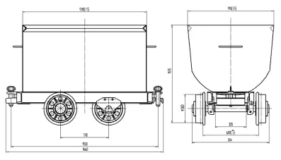 product high quality fixed underground mine cart for coal mining machine with durable bearing on sale-14
