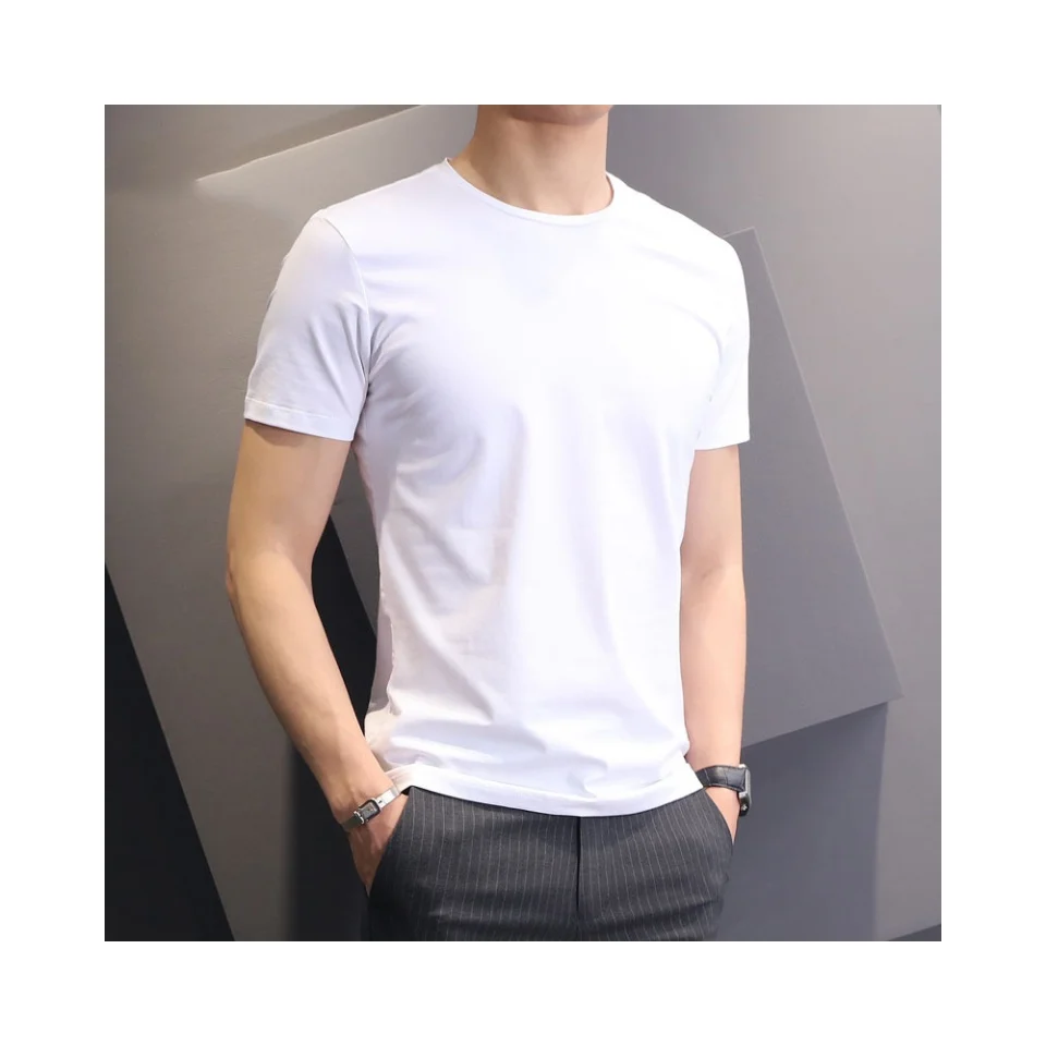 Affordable Bulk Order Solid Color Hot Sale Custom Made Factory Price Designer Polyester t Shirt for Sale