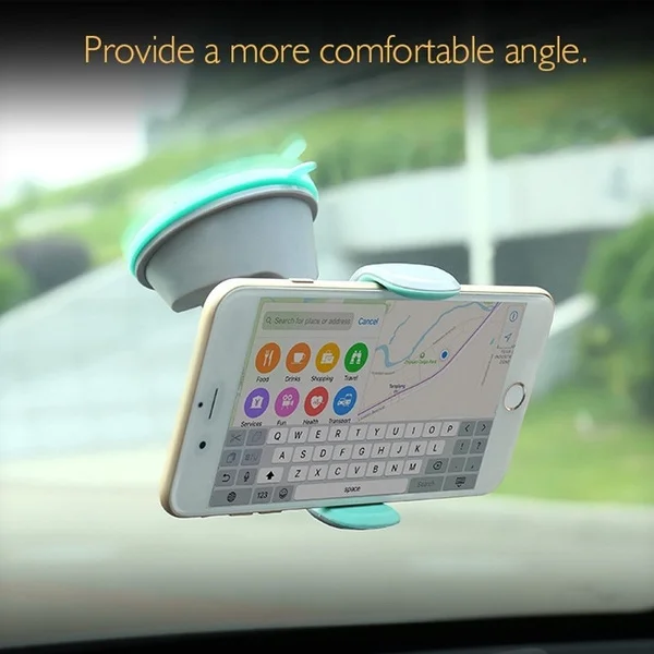 Универсальный автомобильный держатель 2 в 1 с регулируемым отверстием на 360 градусов для автомобиля