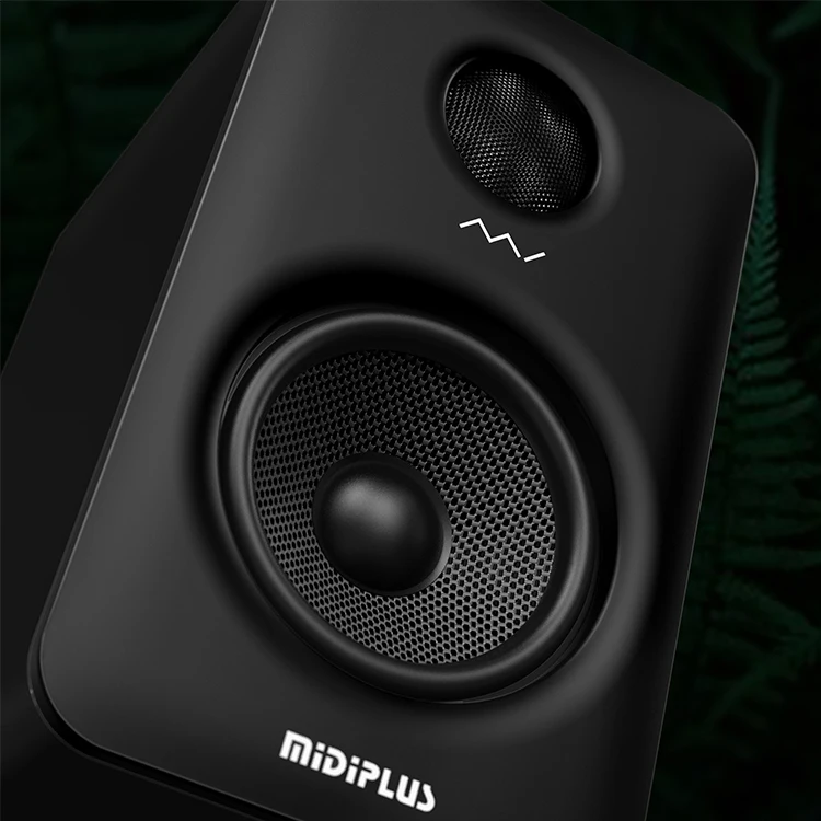 MIDIPLUS MI5 V2 Active Bluetooth Bookshelf Speakers – 5-Inch