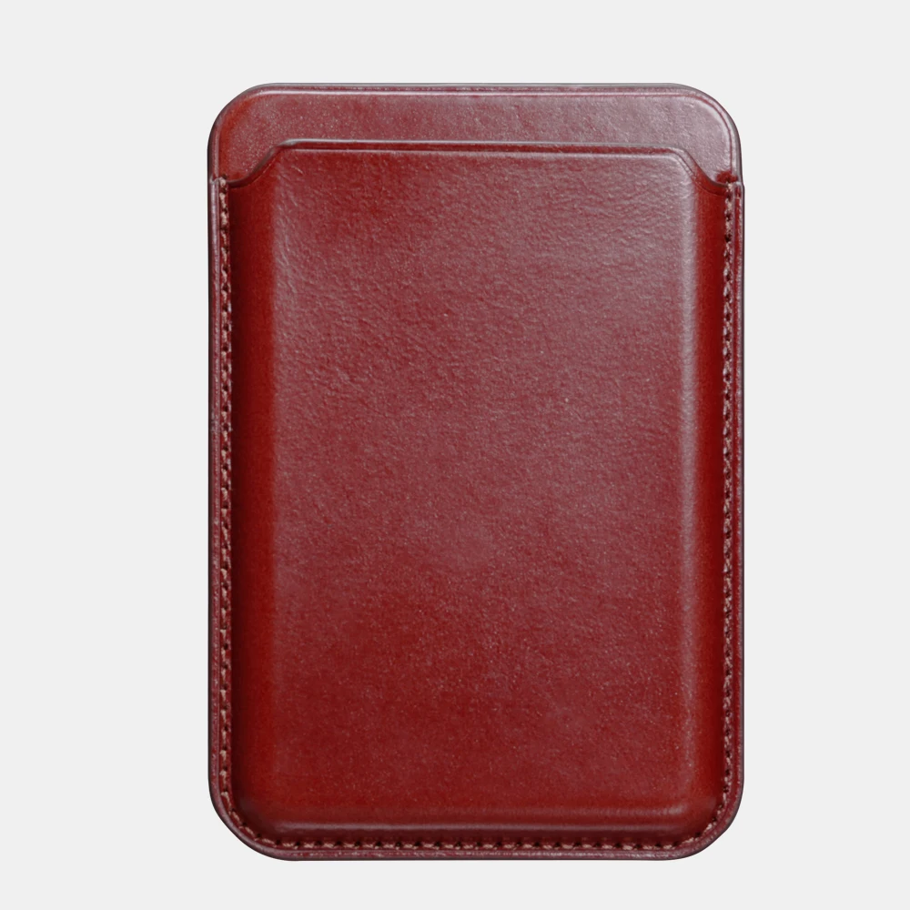 New Design Customized Credit Card Holder Business Wallet Brown Case Pocket Travel Fashion Gift for Vintage Leather Card Bag