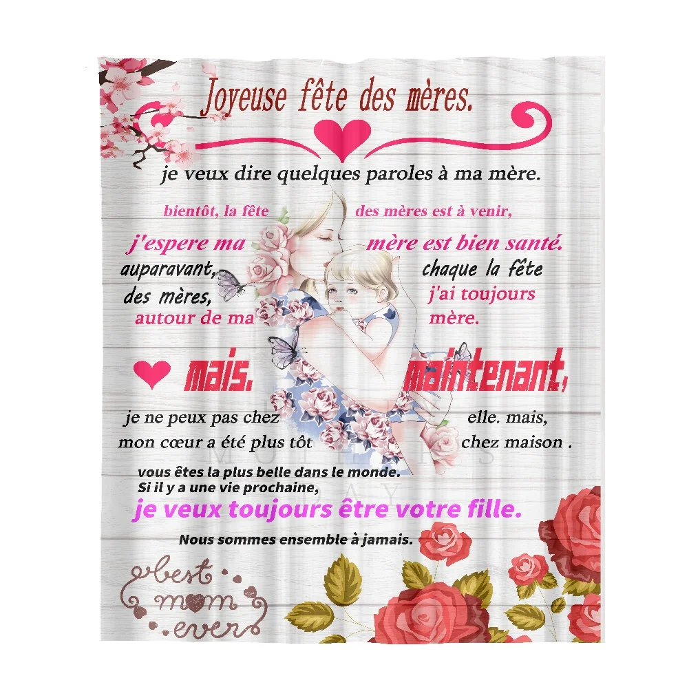 Оптовая продажа занавески для ванной комнаты с принтом