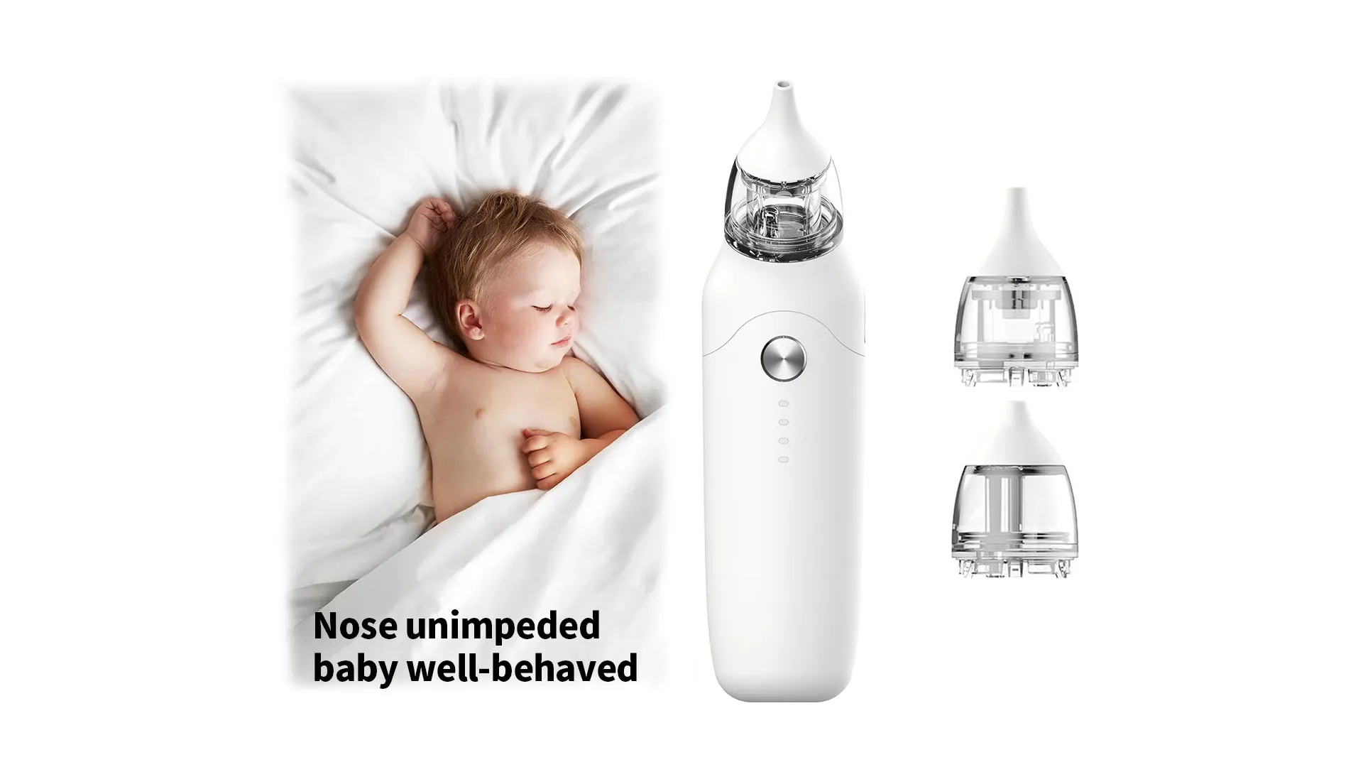 Rechargeable Children Vacuum Aspiration Infant Nose Cleaner Electric