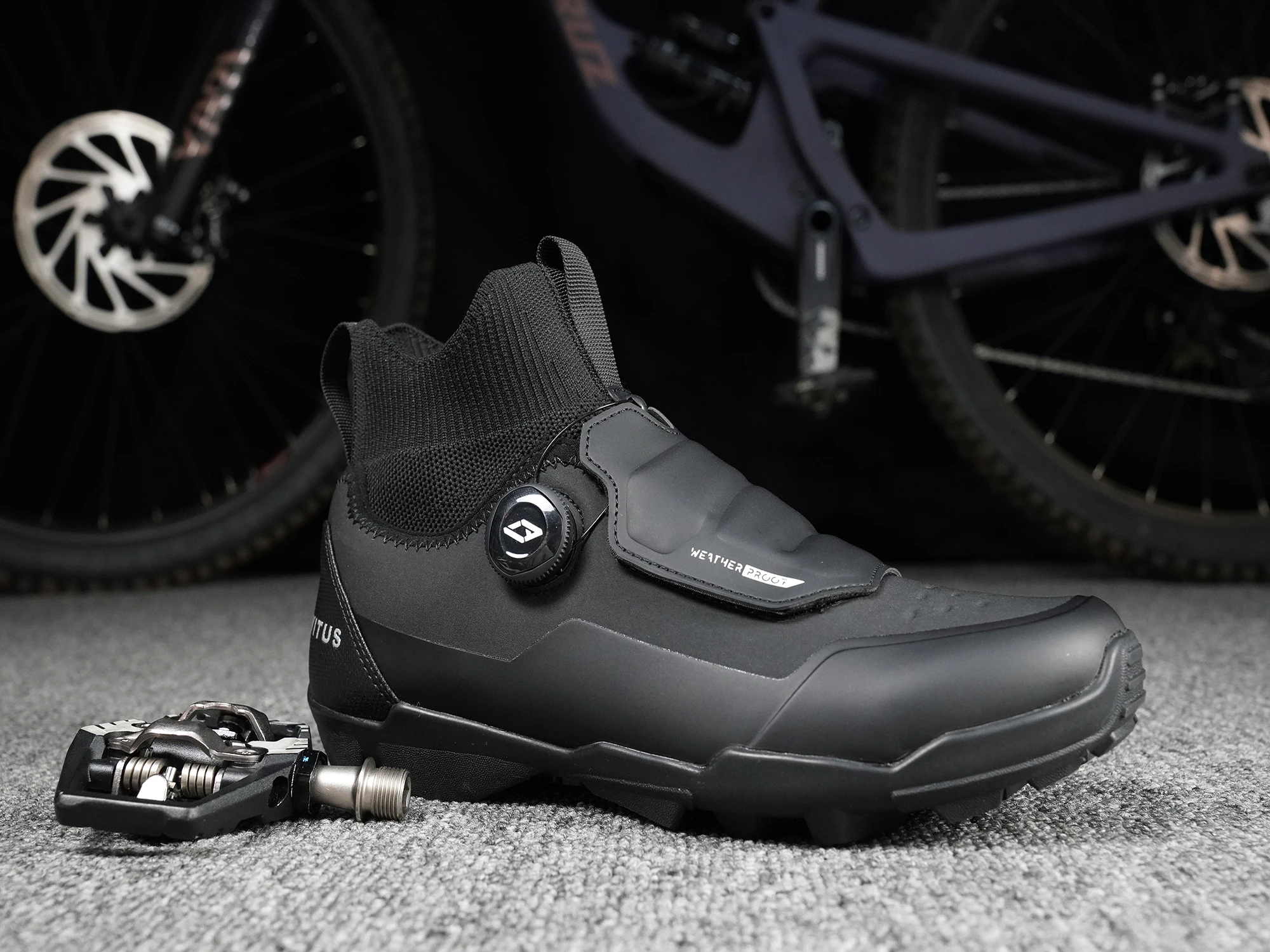 Avitus Mens Mtb Shoes For Spd Pedal L05 Free Ride Commuting Road