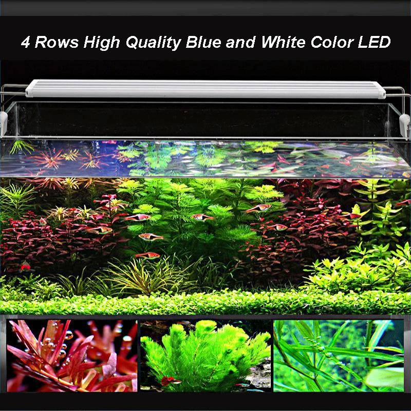 Free Sample 1858cm Blue White Rgb Fish Tank Light Bar Submersible Tube