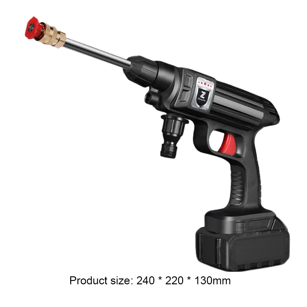 Wireless High Pressure Car Wash Washer Gun Foam Generator Water Gun Spray Cleaner Car Wash for Auto Home Garden Watering Gun