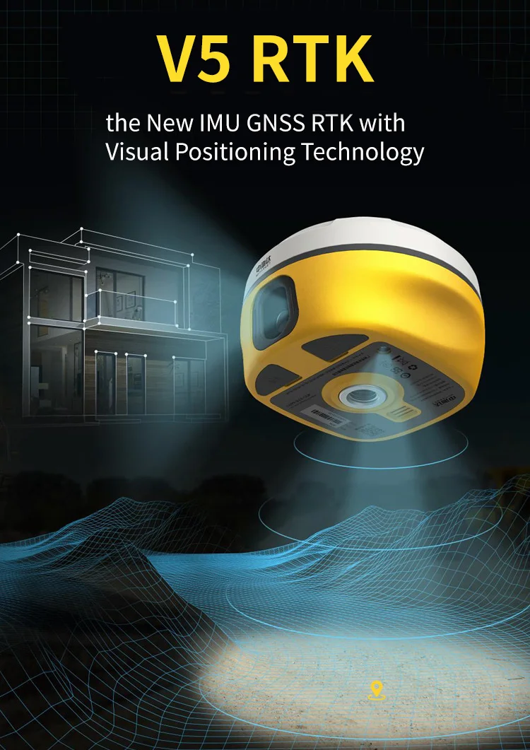 Measurement GNSS RTK Hi -Target V5 Base And Rover Upgrade For Land Surveying Instruments