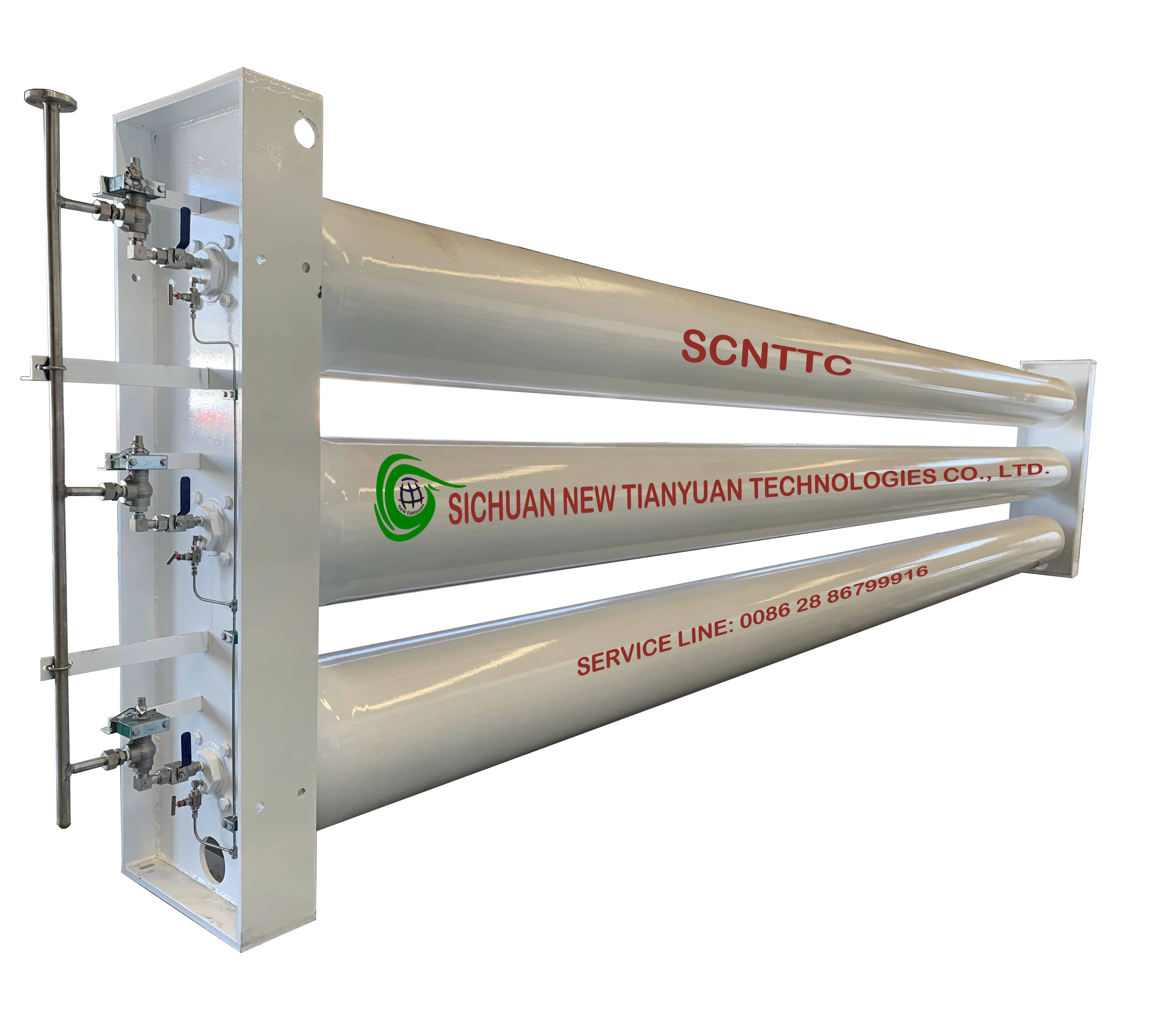 Каскад для хранения СНГ Джамбо-труб грузоподъемностью 6750L