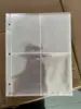 4 hojas transparentes, 10 hojas