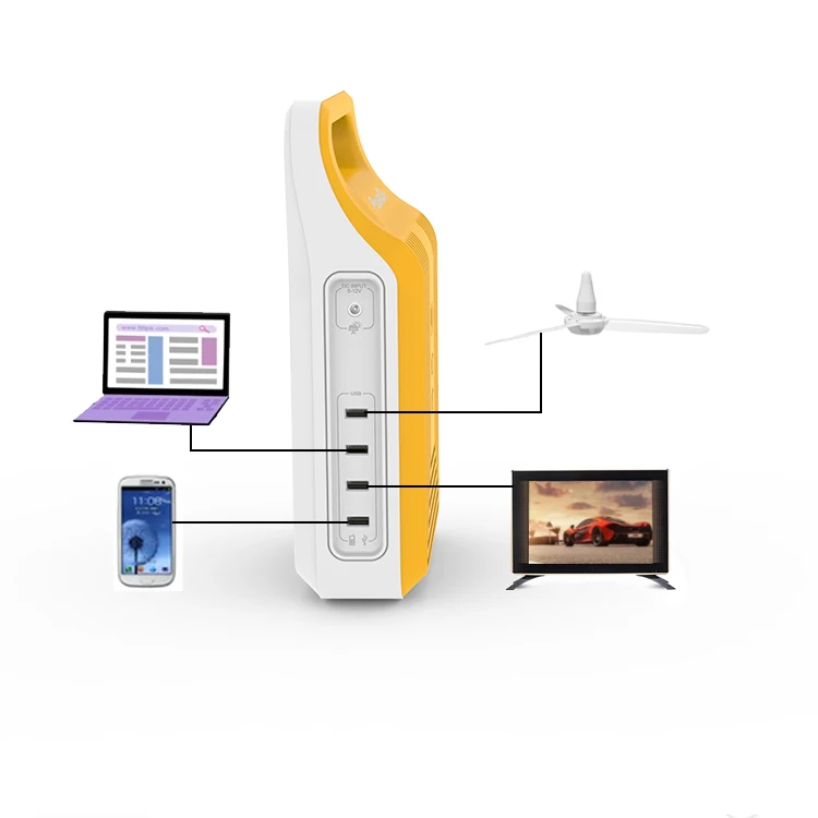 Solar Home System Solar Lighting Kit Solar Phone Charging Lithium Battery Solar DC System Solar Home Lighting System