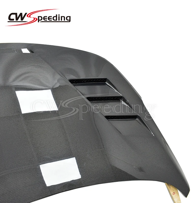 CWS-B STYLE CARBON FIBER ENGINE HOOD BONNET for CHEVROLET CRUZE 2016 2017 2018