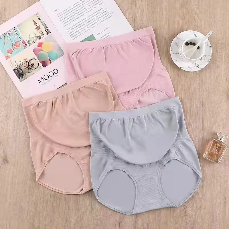 Wholesale High Quality Cotton Women Maternity Panties High Waist Underpants Pregnant Underwear