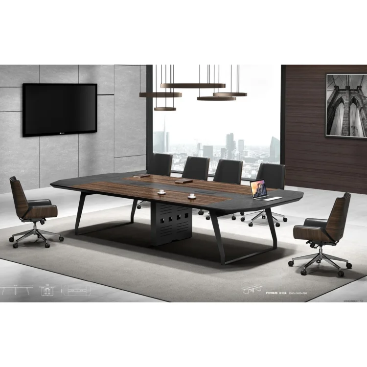 Competitive Price Good Quality Modern Large Conference Table and Chairs