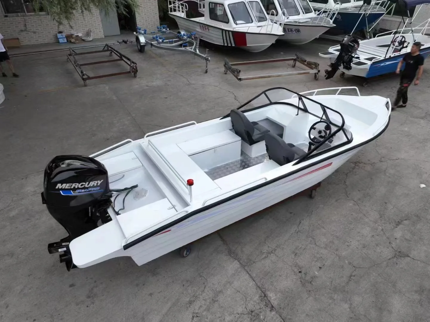 New Kindle 16Ft High Speed Cheap Bass Boat Fishing Jon Aluminum Boat