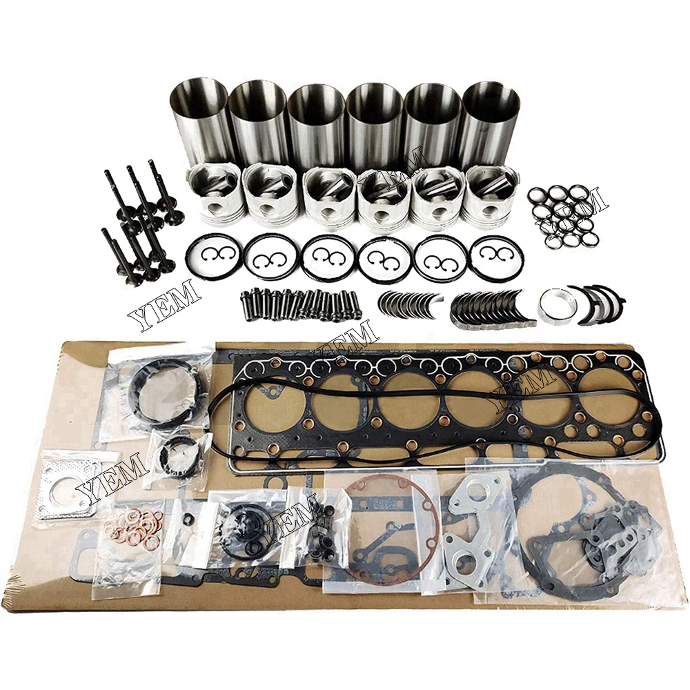 Factory Direct Sales H06CT H06C-T Overhaul Rebuild Kit for Hino Engine Hitachi Excavator EX220-3